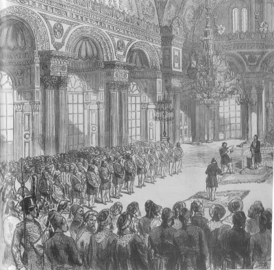 London news c1877 - scanned constantinopole1996-Opening of the first parlement