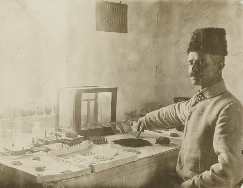 Officer Filling Bullets with Powder 1920-1922